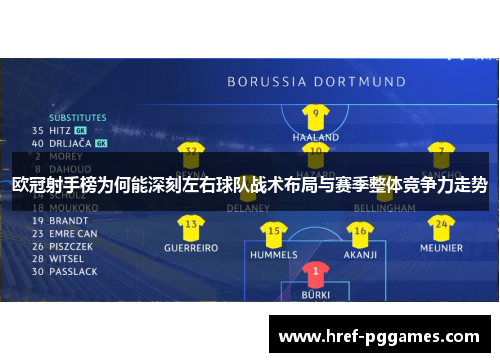 欧冠射手榜为何能深刻左右球队战术布局与赛季整体竞争力走势