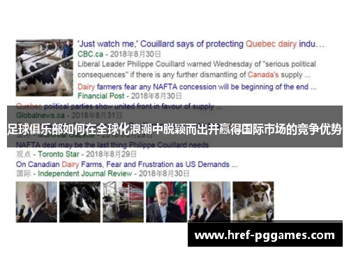 足球俱乐部如何在全球化浪潮中脱颖而出并赢得国际市场的竞争优势